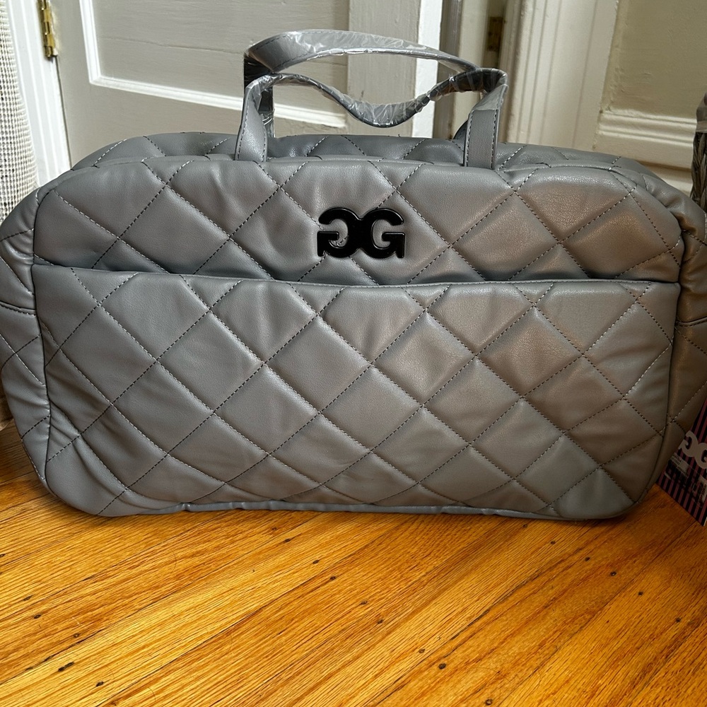 NWT! Grey Weekender Bag
